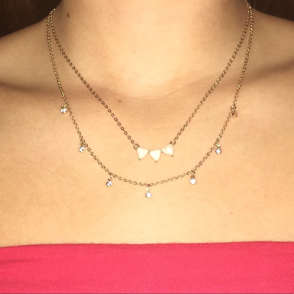 Super cute gold layered necklace!